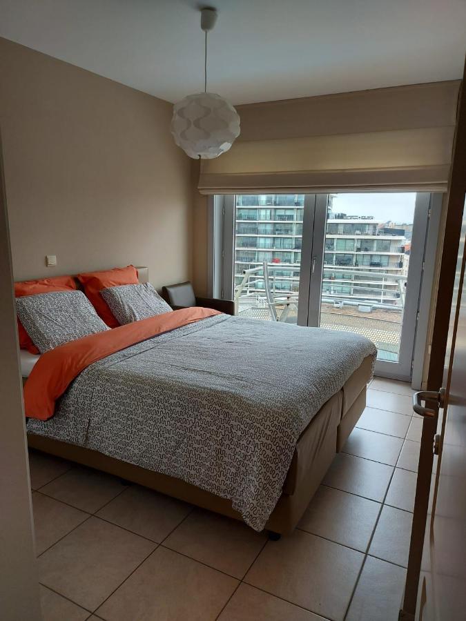 Appartement Met Zeezicht En Verwarmd Zwembad Ostende Exteriér fotografie